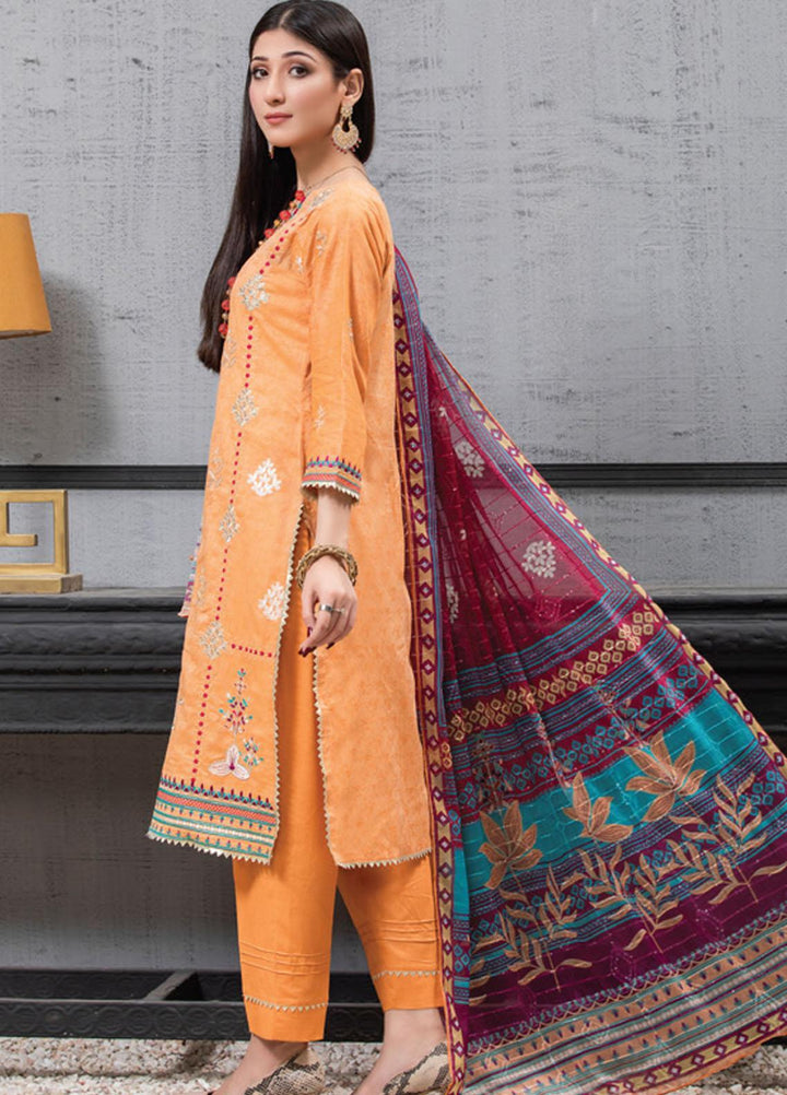 MTF Embroidered Jacquard Suits Unstitched 3 Piece MTF21TT D-06 - Summer Collection