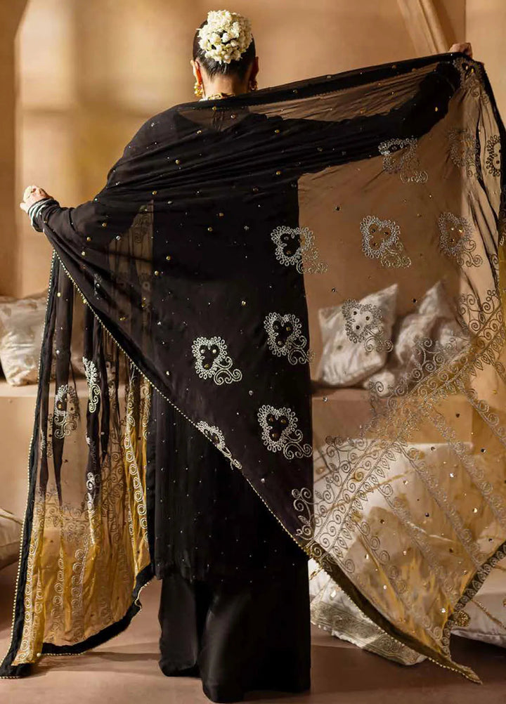 Mukeshkari By Nureh Embroidered Chiffon Suit Unstitched 4 Piece NU24MK MK-05 - Formal Collection