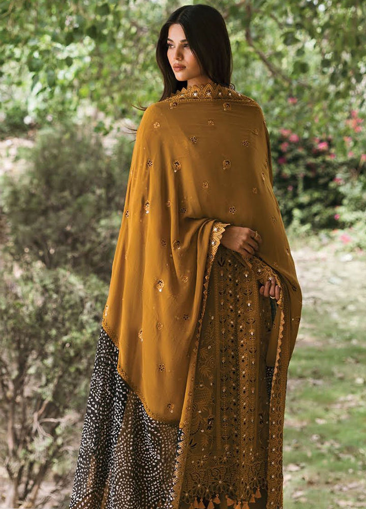 Mulaqaat by Afrozeh Embroidered Lawn Suits Unstitched 3 Piece AF25MFL D-07 Wafa - Summer Collection
