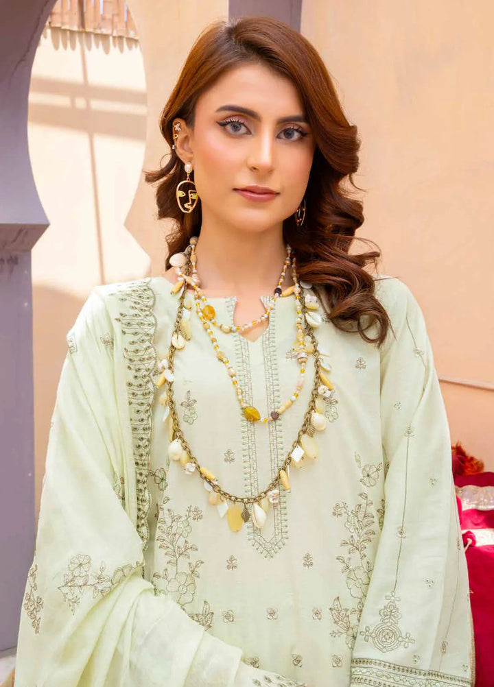 Murad By Riaz Arts Embroidered Lawn Suit Unstitched 3 Piece RA24M DE-02 - Summer Collection