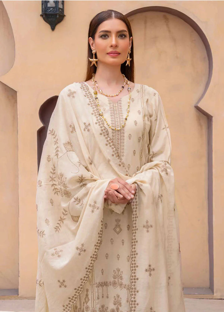 Murad By Riaz Arts Embroidered Lawn Suit Unstitched 3 Piece RA24M DE-03 - Summer Collection