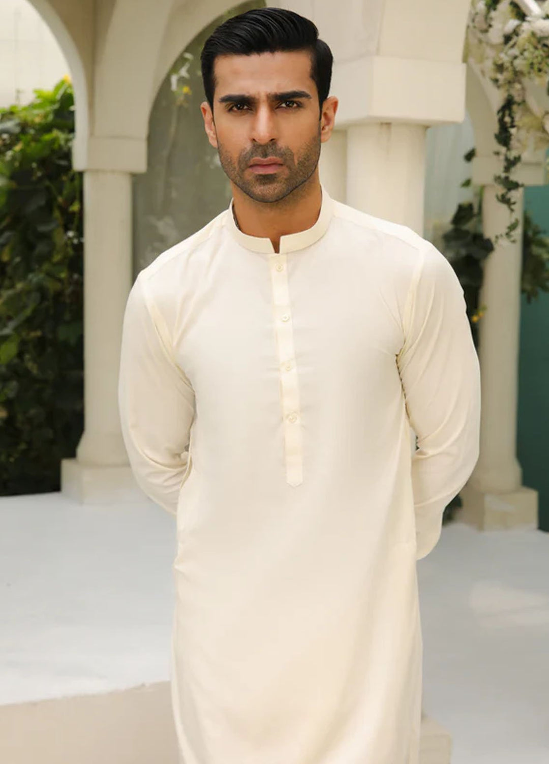 Muraqsh plain Blended Suits Unstitched 2 Piece MUR-BWUS-UNS - Mens Collection