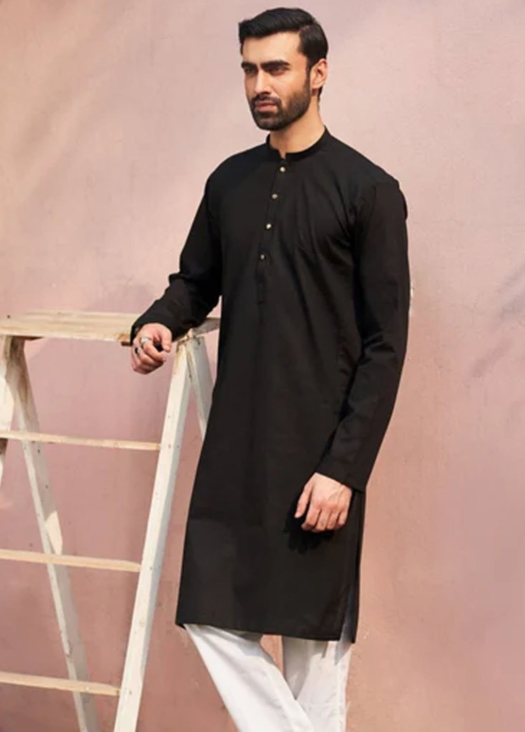 Muraqsh Plain Cotton 1 Piece MUR-BCKWT-KUR