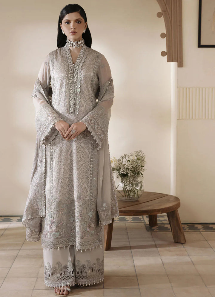 Muse By Serene Embroidered Chiffon Suit Unstitched 3 Piece SP24M Lumeire S-1079 - Luxuary Collection