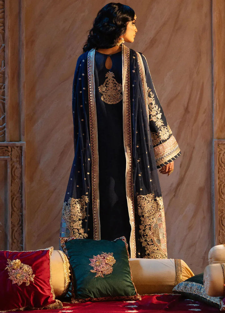 Mushk by AJR Couture Embroidered Suit Unstitched 3 Piece AJR25M Mehrnaz - Formals Collection