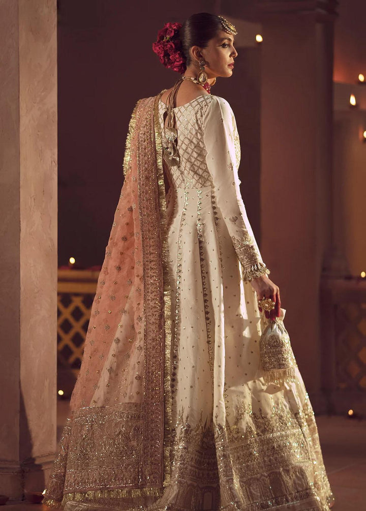 Mushk By Ajr Couture Embroidered Raw Silk Suits Unstitched 3 Piece AJR24M ASE-01 Tamanah - Luxury Collection