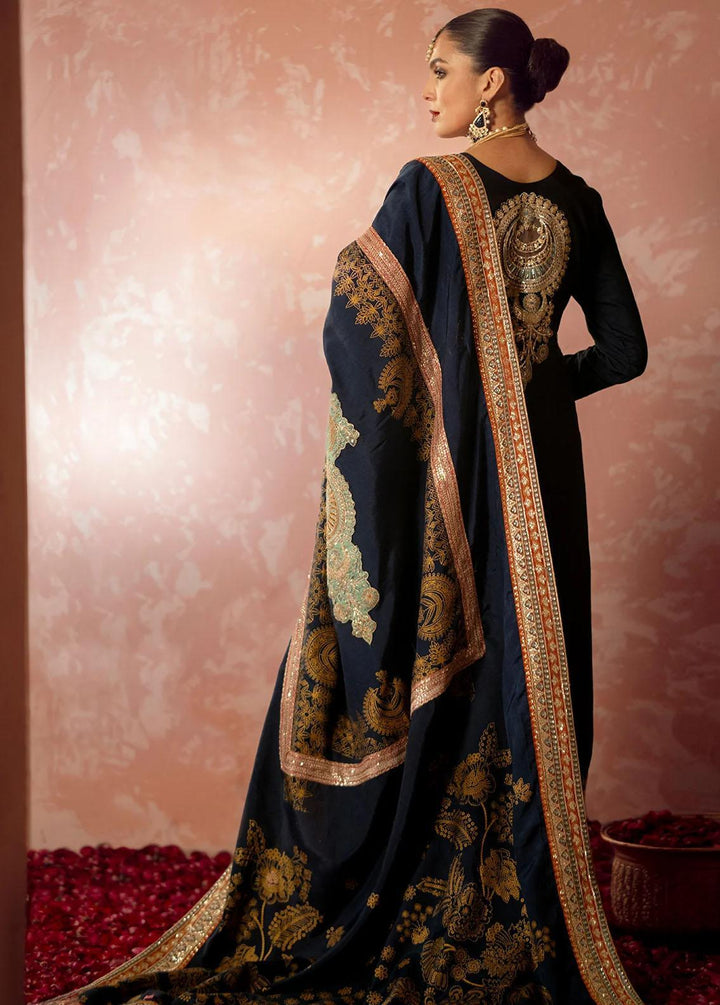 Mushk By Ajr Couture Embroidered Raw Silk Suits Unstitched 3 Piece AJR24M ASE-03 Khushboo - Luxury Collection