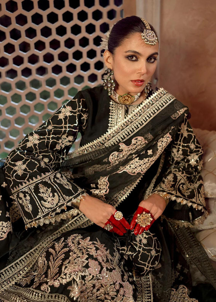 Mushk By Ajr Couture Embroidered Raw Silk Suits Unstitched 3 Piece AJR24M ASE-07 Koyal - Luxury Collection