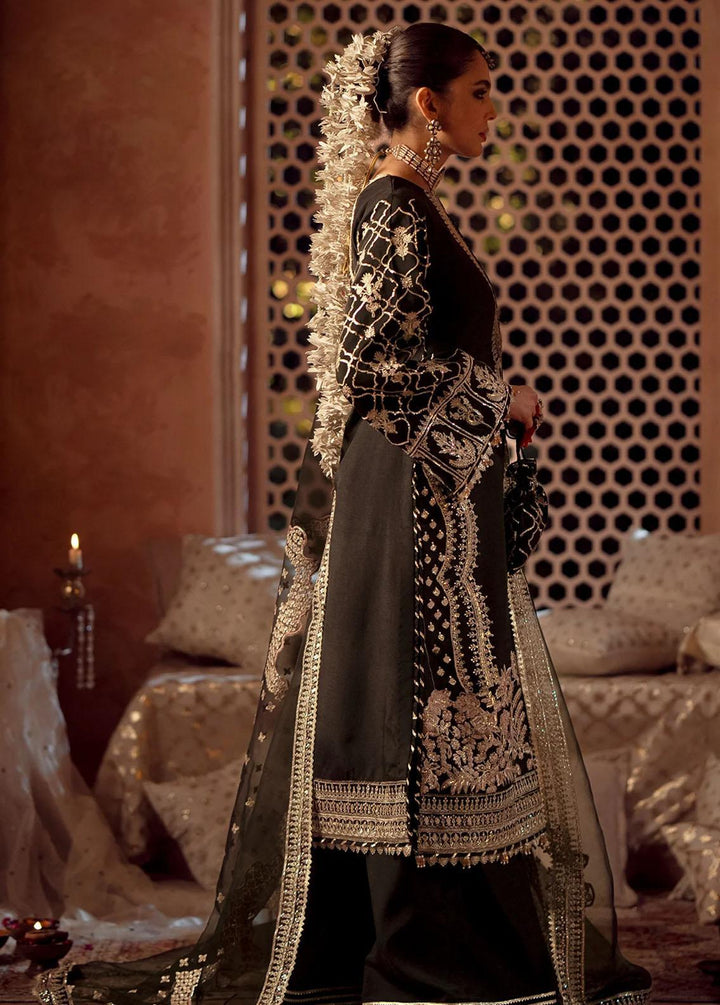 Mushk By Ajr Couture Embroidered Raw Silk Suits Unstitched 3 Piece AJR24M ASE-07 Koyal - Luxury Collection