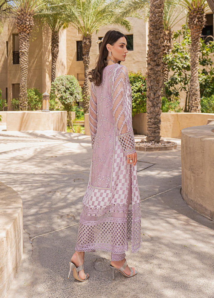 Mushq Luxury Pret  Organza 3 Piece Suit MQ22EP ELEP22-05 VIOLET