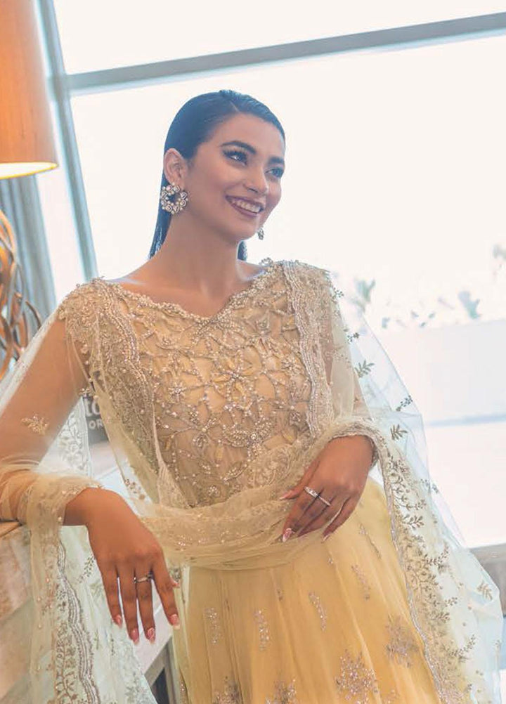 Mushq Luxury Pret Embroidered Chiffon 3 Piece Dress MQ22PWD MSQ 22 - 07 Aurora