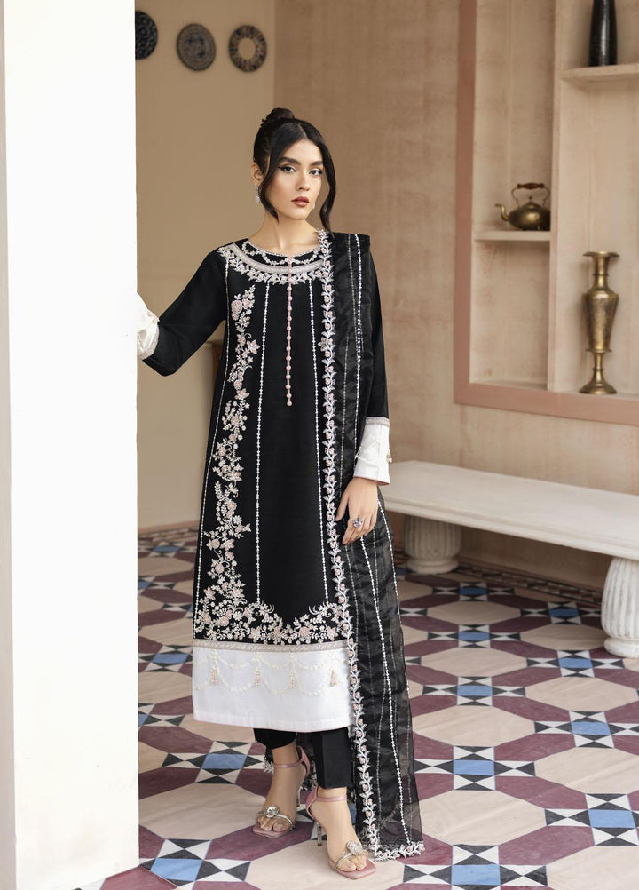 Mushq Luxury Pret  Raw Silk 3 Piece Suit MQ23CS MSP23-08 SYLVIE