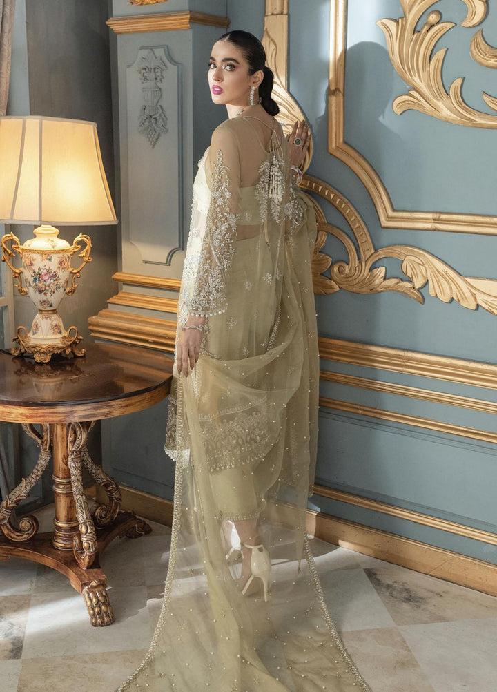 Mushq Luxury Pret  Organza Shirt MQ21PLF LF21-03 VICTORIA