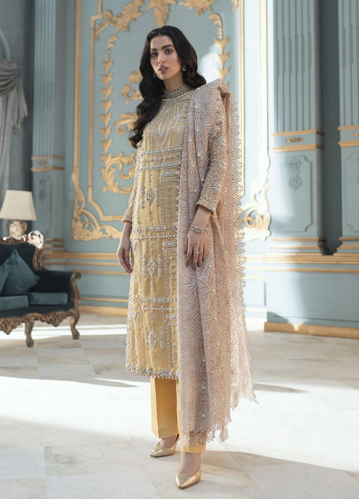 Mushq Luxury Pret  Organza Shirt MQ21PLF LF21-05 ANNE