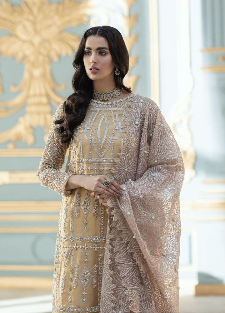 Mushq Luxury Pret  Organza Shirt MQ21PLF LF21-05 ANNE