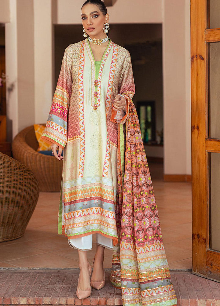 Mushq Luxury Pret  Raw Silk 2 Piece Dress MQ22SSL CANTON SP21-02