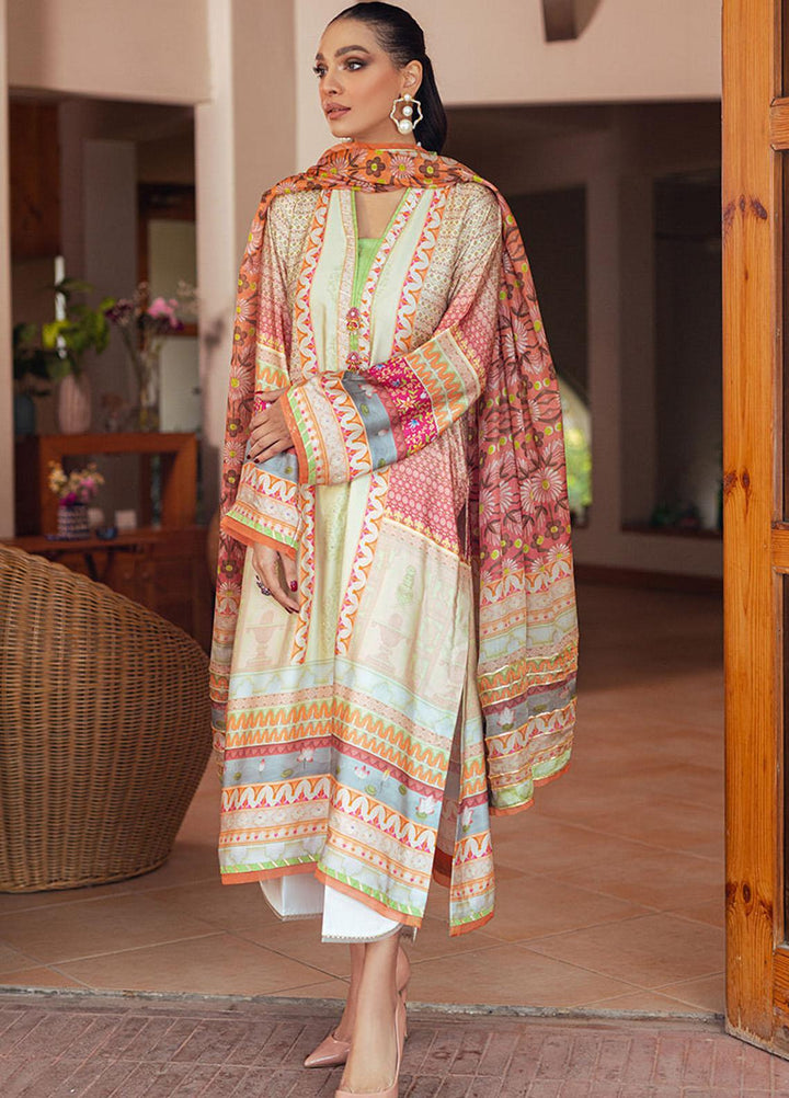 Mushq Luxury Pret  Raw Silk 2 Piece Dress MQ22SSL CANTON SP21-02