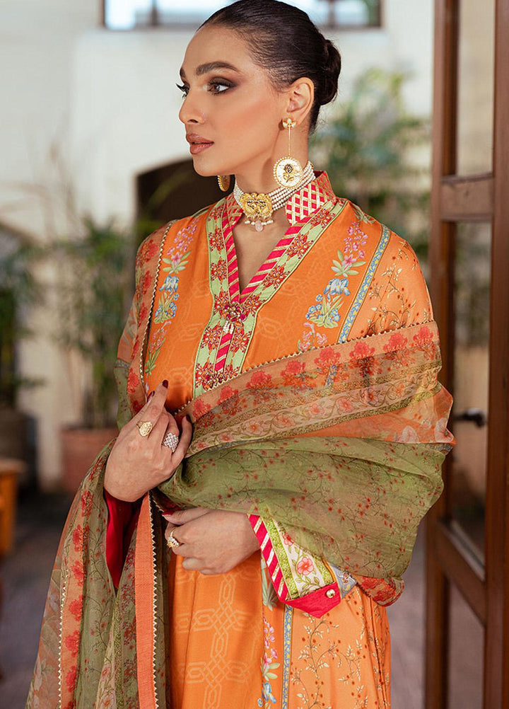 Mushq Luxury Pret  Raw Silk 2 Piece Dress MQ22SSL MARLIN SP21-06