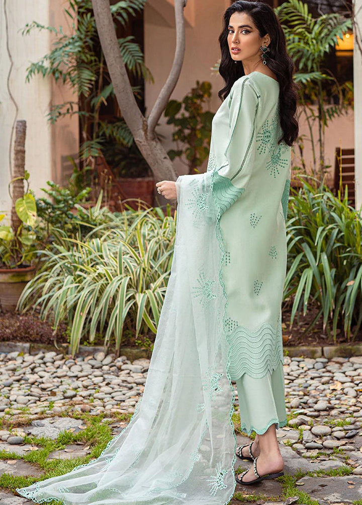 Mushq Pret  Cotton Net 3 Piece Suit MQ22SB MCP-04 IRIS