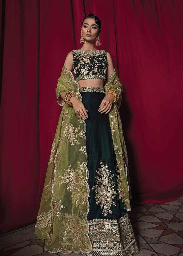 Tehzeeb By Mushq Embroidered Velvet Suits Unstitched 3 Piece MQ21T MV21-03 Aymal - Luxury Collection