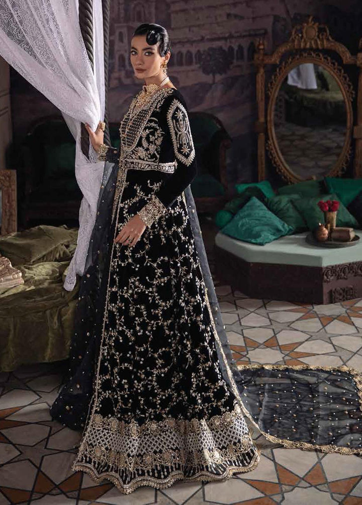 Tehzeeb By Mushq Embroidered Velvet Suits Unstitched 3 Piece MQ21T MV21-05 Bina - Luxury Collection