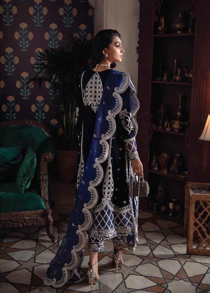 Tehzeeb By Mushq Embroidered Velvet Suits Unstitched 3 Piece MQ21T MV21-06 Wanya - Luxury Collection