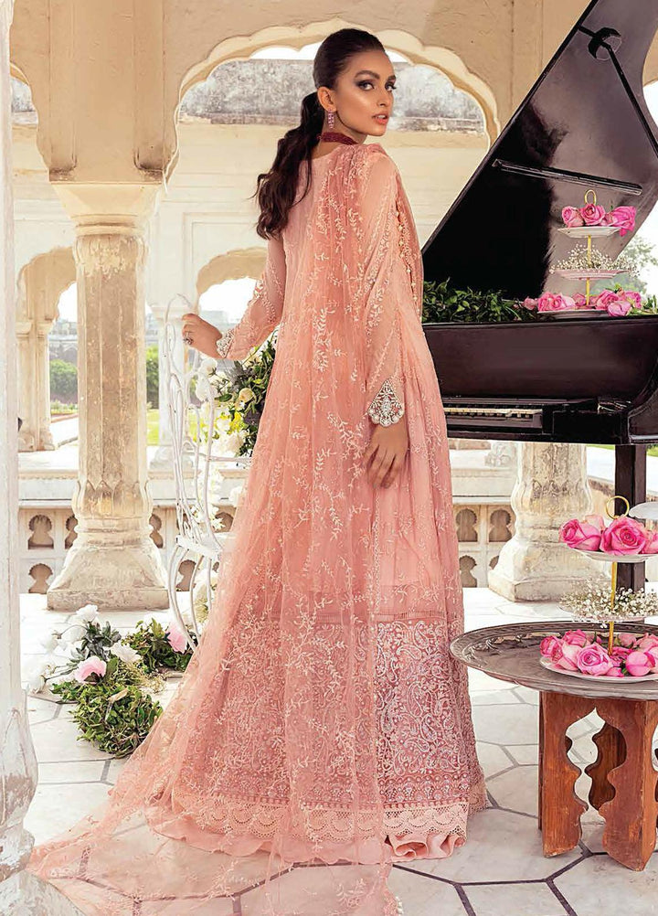 Mushq Embroidered Chiffon Suits Unstitched 3 Piece MQ21TK SDL21-01 KESAR - Luxury Collection