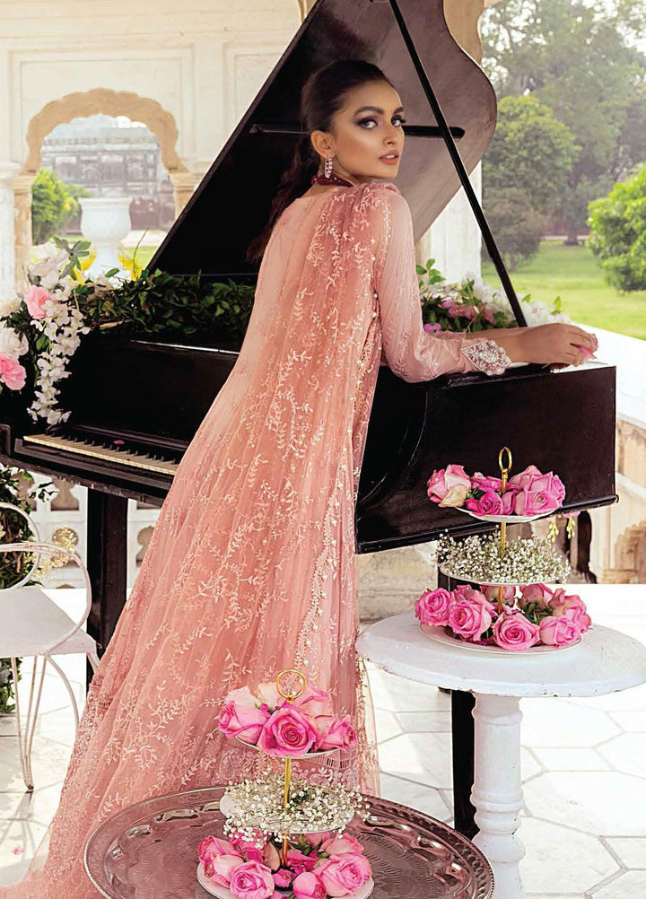 Mushq Embroidered Chiffon Suits Unstitched 3 Piece MQ21TK SDL21-01 KESAR - Luxury Collection