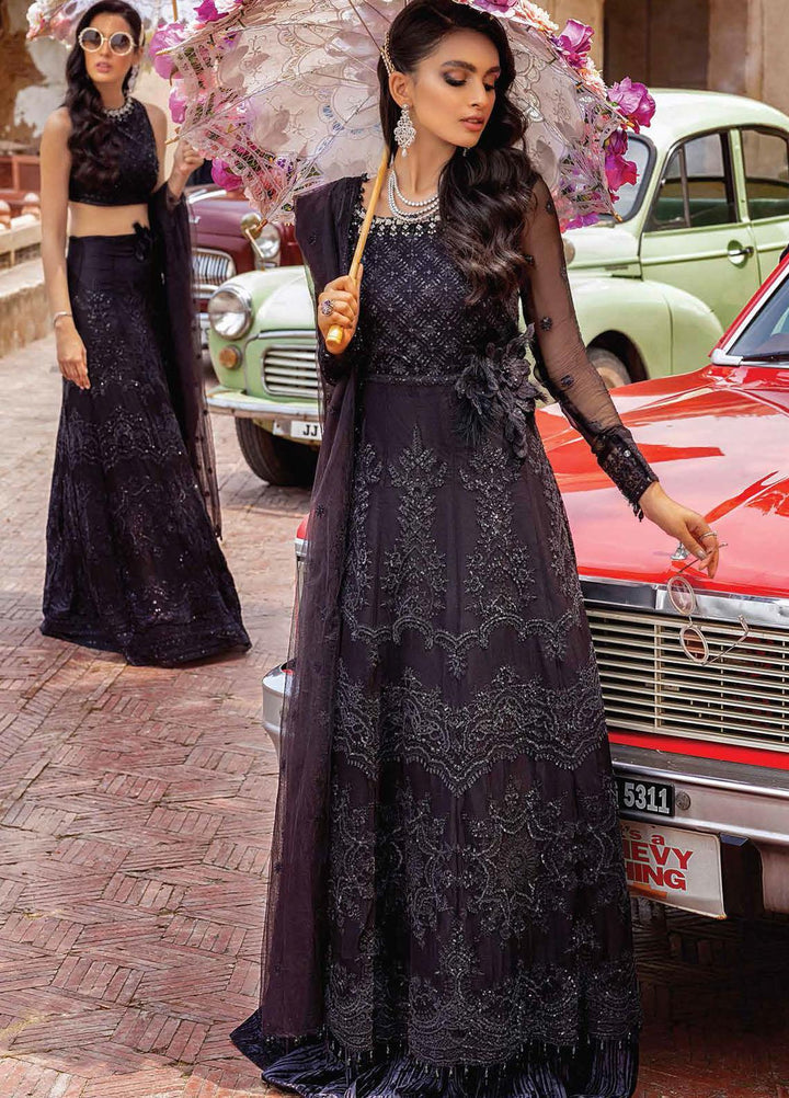 Mushq Embroidered Chiffon Suits Unstitched 3 Piece MQ21TK SDL21-04 RAAT RANI - Luxury Collection