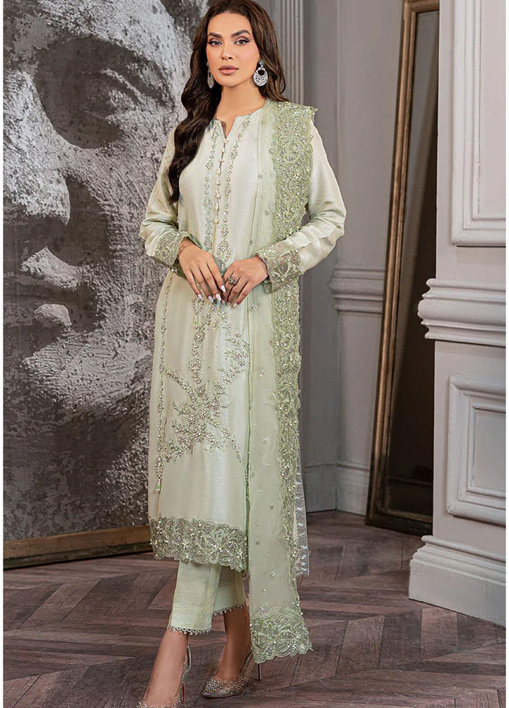 Mushq Ready to Wear  Raw Silk 3 Piece Dress MQ22VR MAYEL SP22-07