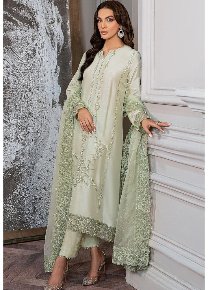 Mushq Ready to Wear  Raw Silk 3 Piece Dress MQ22VR MAYEL SP22-07
