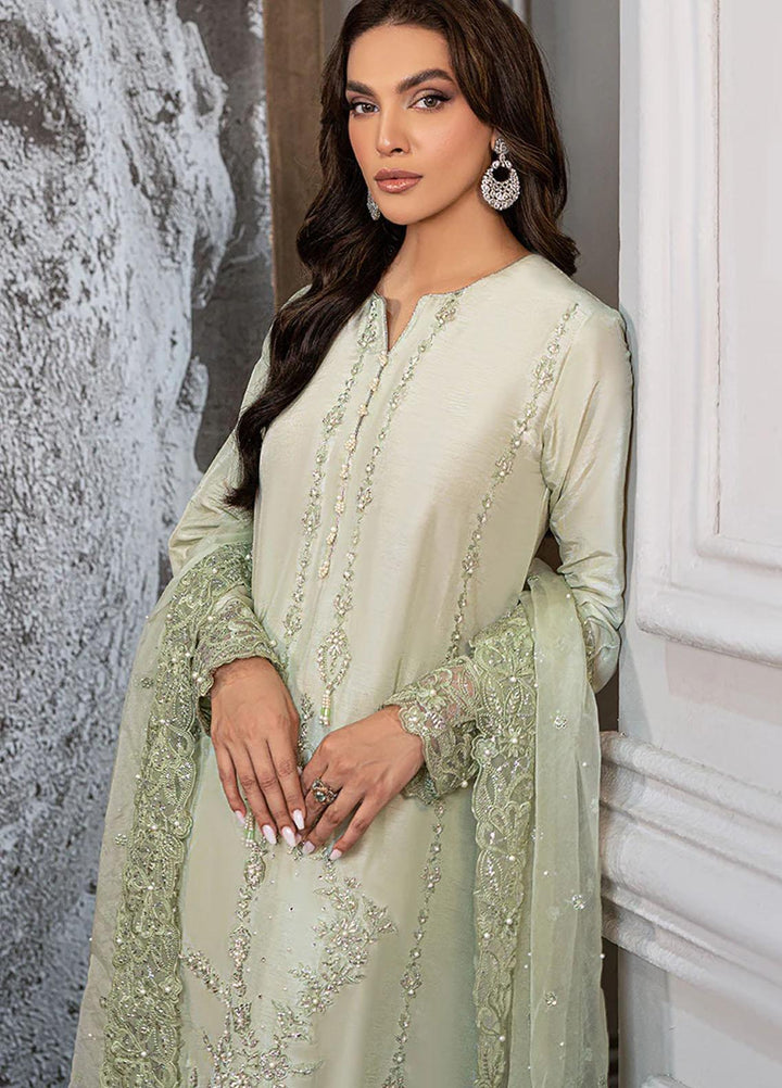 Mushq Ready to Wear  Raw Silk 3 Piece Dress MQ22VR MAYEL SP22-07