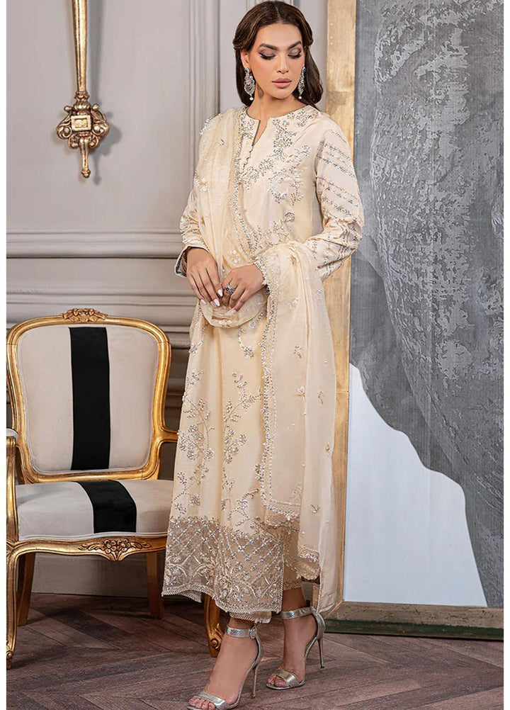 Mushq Ready to Wear  Raw Silk 3 Piece Dress MQ22VR MOIRA SP22-08
