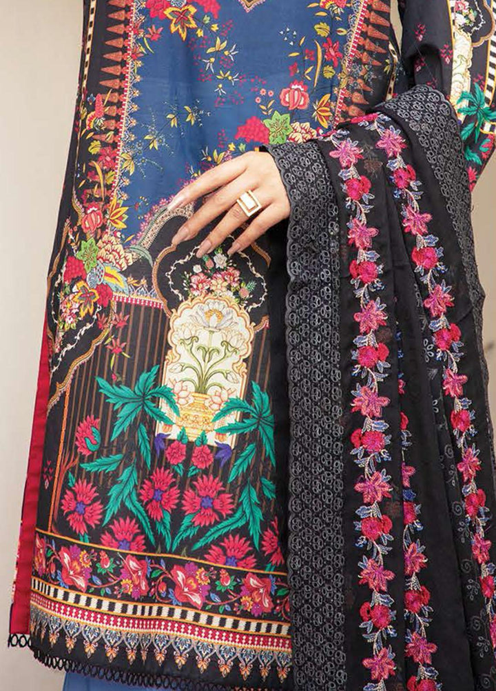 Muskan By Zebaish Embroidered Lawn Suits Unstitched 3 Piece ZSH21M 04 - Summer Collection