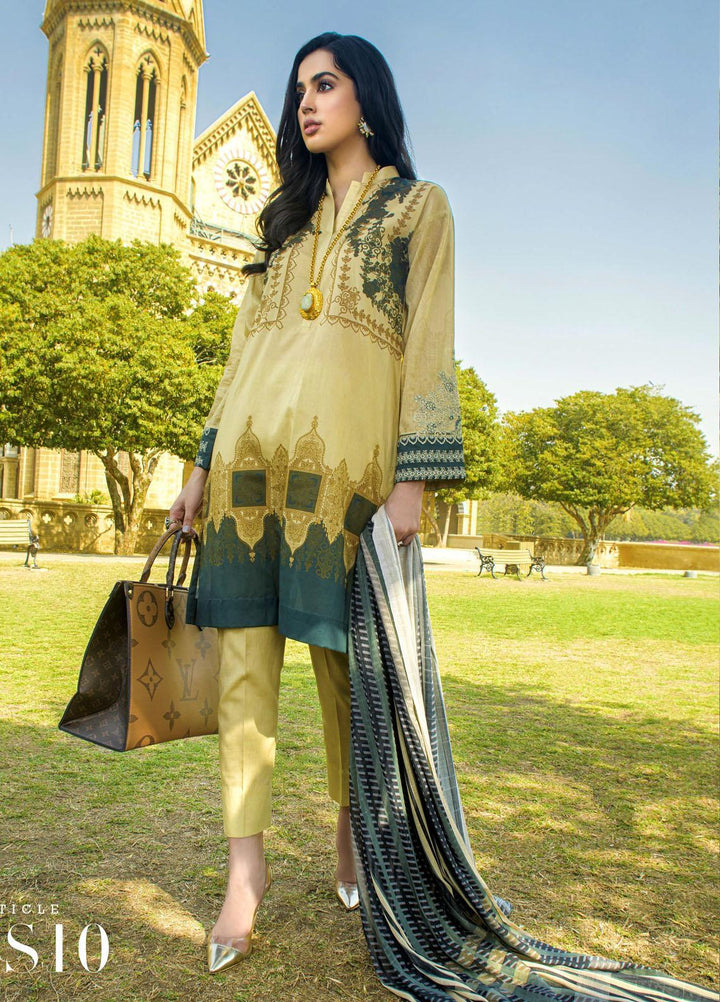 Mystique Embroidered Lawn Suits Unstitched 3 Piece MYS21SS 10 - Spring / Summer Collection