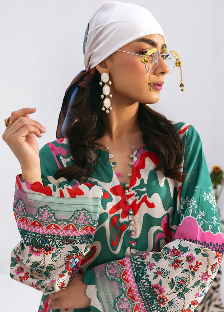N Girl by Nureh Printed Lawn Suits Unstitched 2 Piece NU24NG NGL-10 - Summer Collection