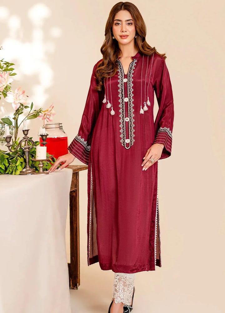 Naayas Pret Embroidered Silk 2 Piece Suit Adiva
