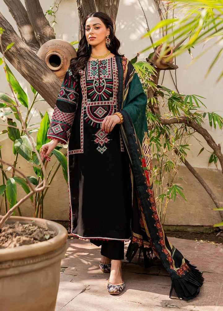 Naayas Embroidered Lawn Suits Unstitched 3 Piece NS23E Lahe - Eid Collection
