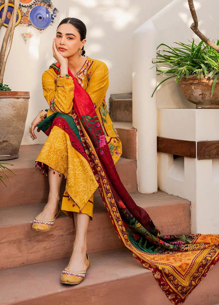 Naayas Embroidered Lawn Suits Unstitched 3 Piece NS23E Verow - Eid Collection