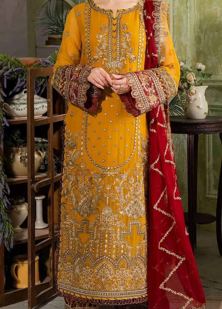 Naina By Imrozia Embroidered Chiffon Suit Unstitched 3 Piece IMP24N I-196 Naaz - Formals Collection