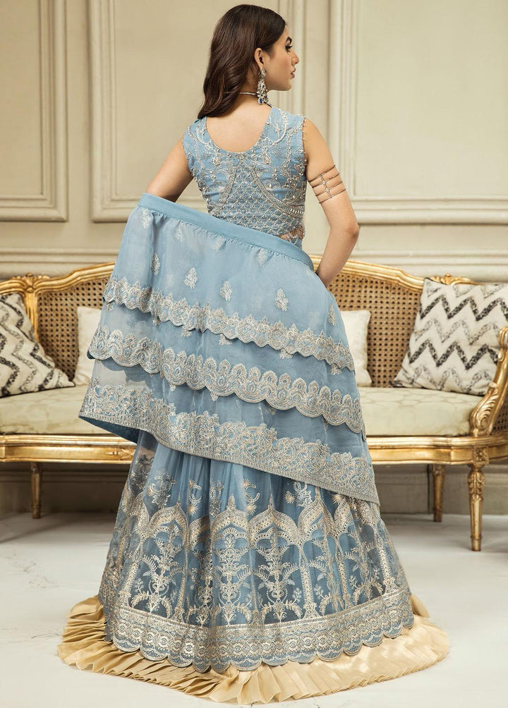 Nainsukh by House of Nawab Embroidered Organza Suits Unstitched 3 Piece HON23-N3 06 Shifa (B) - Luxury Collection