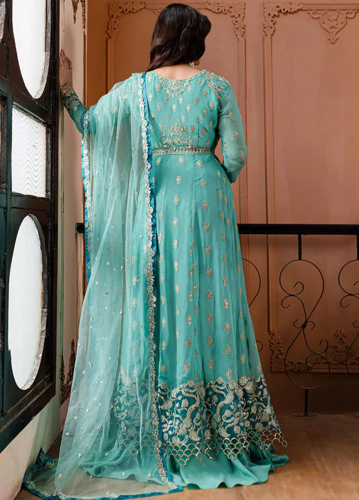 Naira by Roheenaz Embroidered Chiffon Suit Unstitched 4 Piece ENZ24N RNZ-02 Samira - Luxury Collection