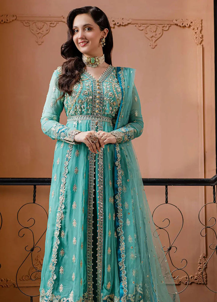 Naira by Roheenaz Embroidered Chiffon Suit Unstitched 4 Piece ENZ24N RNZ-02 Samira - Luxury Collection