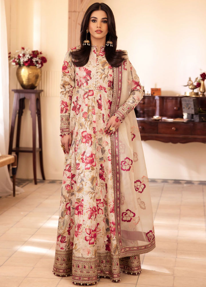 Nani Ka Ghar by Iznik Embroidered Lawn Suits Unstitched 3 Piece IZ24NG NKG-05 Gosha - Luxury Eid Collection
