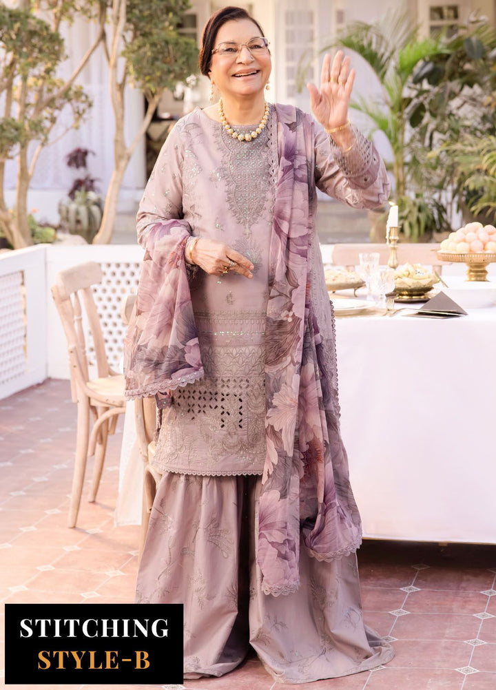 Nani Ka Ghar by Iznik Embroidered Lawn Suits Unstitched 3 Piece IZ24NG NKG-08 Khushboo - Luxury Eid Collection