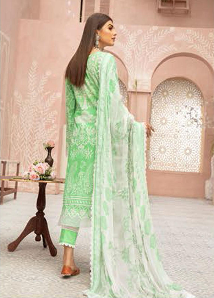 Naqsh By Riaz Arts Embroidered Lawn Suits Unstitched 3 Piece RA21-N5 06 - Summer Collection