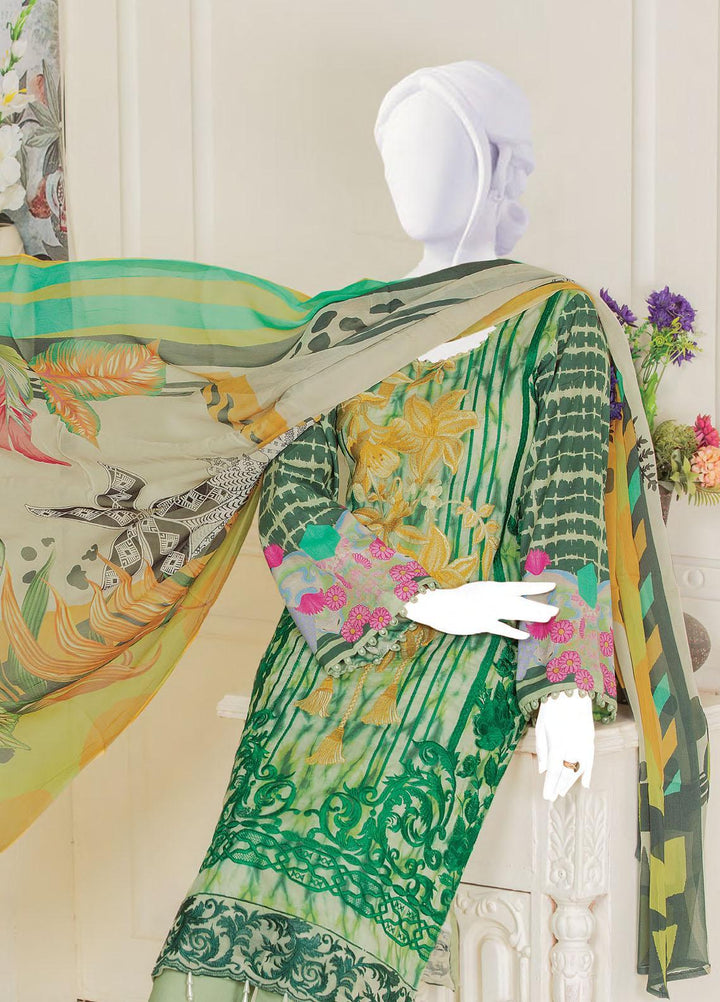 Naurang by Humdum Embroidered Lawn Suits Unstitched 3 Piece HD22NL D6 - Summer Collection