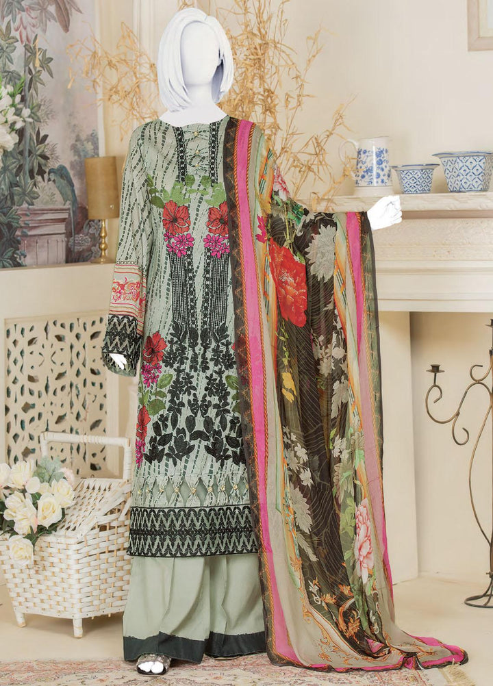 Naurang by Humdum Embroidered Lawn Suits Unstitched 3 Piece HD22NL D7 - Summer Collection