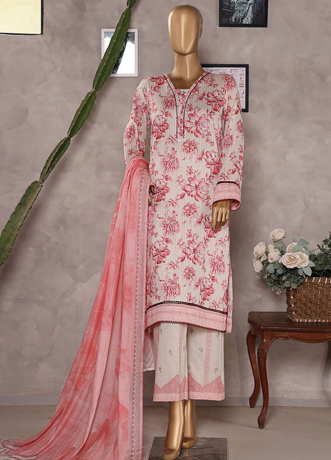 Nayab by HZ Textiles Digital Printed Lawn Suits Unstitched 3 Piece HZ25DP NPD-03 - Summer Collection