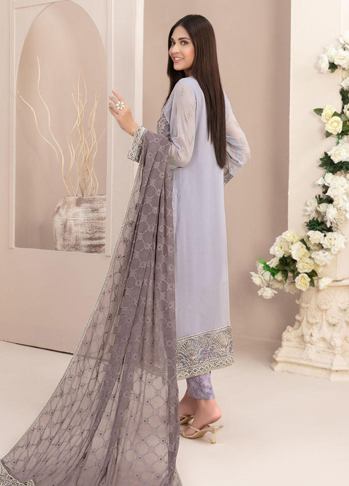Nayara By Tawakkal Fabrics Embroidered Chiffon Suits Unstitched 3 Piece TWF23N D-8685 - Formal Collection
